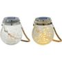 Solar Lantern Jar With LED Copper Wire String Light 2 Pack