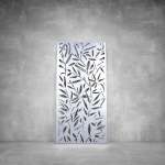 Laser Cut Screen - Design 090 - 1040 X 535 X 20 Matt Silver Indoor