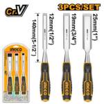 Ingco Chisel Wood Set 3 Piece