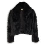 Black Faux Fur Jacket