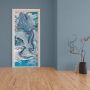 Decoupage - Crashing Waves Sea Horse By Cherylin Louw Door