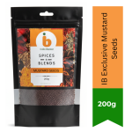 Ib Mustard Seeds Whole Spice Seeds Rai Sarso Seeds 200G - Essential Tempering Ingredient For South Indian Tadka Curries Pickle