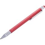 Multitasking Ballpoint Pen Construction Slim - Red