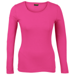 Ladies 145G Long Sleeve T-Shirt LTSL145B Bright-pink 5XL