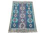 Qprugs -incredible Afghan Handwoven Choubi Kilim 176 X 128 Cm