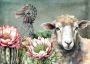 Diamond Painting Full Round Drill Diy KIT_33CM X 43CM Sheep G3675