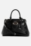 Guess Silvye Luxury Satchel - Black
