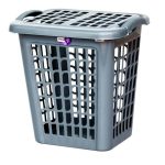 Formosa Plastic Debbie Laundry Basket Grey 75LT