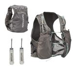 Nathan Women's Hydration Vest Lightweight Breathable Running Gear With 2X14OZ Hydrapak Flasks + 2L Bladder Chafe-free Mesh Refle