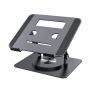 Adjustable Laptop Stand With 360 Swivel Base Ergonomic Riser