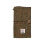 Tailormap Harris Tweed Travel Journal Soft Cover Travelers Notebook - 8.7" X 5.0" Refillable With 3 Blank Inserts Standard Size