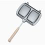 Double Sided Nonstick Sandwich Maker Grill Pan Silver