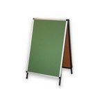 Sandwich Board 600 900 Alu A-frame Chalk