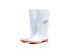 Dromex Knee Length Mighty Nite Gumboot - White 13