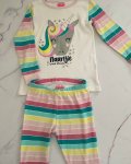 Naartjie Rainbow Striped Unicorn Tracksuit Set 4 5Y