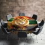 Lion Afrika Round Tablecloth