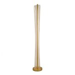 Cocoon LED Floor Lamp - Satin Gold