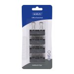 Marlin Office Essentials Fold Back Clips 25MM 8S - On Blister Card Pack Of 12