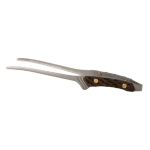 Portable Camping Tongs Outdoor Tourist Tableware Walnut Silver