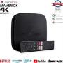 Maverick 4K Android Certified Tv Box - Quad Core 2.0GHZ Processor Arm G31MALI 850MHZ Gpu 2GB Internal Memory 8GB Emmc Internal Storage Microsd