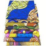8PCS New African Wax Fabric Diy Handmade Patchwork Fabric Polyester Digital Printed Fabric For Sewing Face Covering Craft Projec