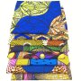 8PCS New African Wax Fabric Diy Handmade Patchwork Fabric Polyester Digital Printed Fabric For Sewing Face Covering Craft Projects And Patchwork Diy 24.99CM 24.99CM