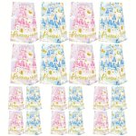12PCS Princess Prince Theme Party Gift Bag With Stickers Princess Castle Party Decorations Paper Candy Bag Gift For Party Prince