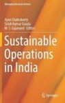 Sustainable Operations In India Hardcover 1ST Ed. 2018