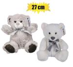 Plush Bear Traditional W bow 27CM