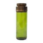 Recycled Storage Glass Jars - Green Tall Lid Option - B
