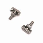 Utsauto Battery Terminal T-bolt Kit 19116852 64740 Battery Cable Tensioner Bolt Screw 2-PACK For Gmc Chevrolet Bmw Replaces 6X0-