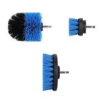 3 Piece Household Drill Brush Set - Blue