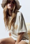 Oversized Motif-detail T-Shirt - White Multi