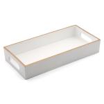 White Tray 24X12X4CM