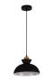 Eurolux Pendant Light Charlotte Black And Wood