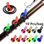 10PCS BAG Plastic Fishing Hook Secure Keeper Holder: Keep Your Hooks Safe & Organized For Fishing & More