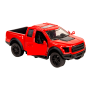 Pullback Simulation Double Door Toy Pickup Truck - Red