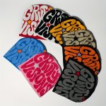 Stretchy Weave Beanie With Jacquard Letter Design - Lightweight Hand Washable - Perfect For Autumn Festival & Fall winter Fashio