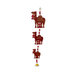 Handcrafted Camel Design Wall Hanging Traditional Rajasthani Home D Cor Maroon - Animal