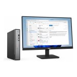 Lenovo Thinkcentre Neo 50Q Intel Core 5 Win 11 Pro Tiny PC And S24-4E Monitor Bundle