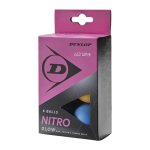 Dunlop Nitro Glow 6 Table Tennis Ball Box - Multicolor