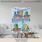 Fleece Blanket Dino Train