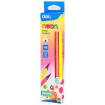 Triangular Pencil Hb Neon With Eraser Wood Free 12’S – EU54600