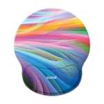 Colour Strand Mouse Pad With Gel Wrist Guard Support
