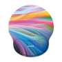Colour Strand Mouse Pad With Gel Wrist Guard Support