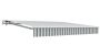 Retractable Awning White & Grey Stripes L3MXW2M