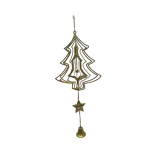 Goldair Gold Hanging Tree Ornament