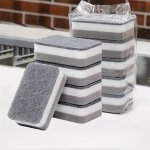 5PCS Multi-purpose High-density Double-sided Sponges For Kitchen & Bathroom Cleaning - Durable Non-scratch Scrubbers Halloween G