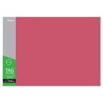 Tag Manilla Board Folder Red 2 Fold Foolscap - Pack Of 100