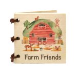 Farm Friends Little Wooden Book